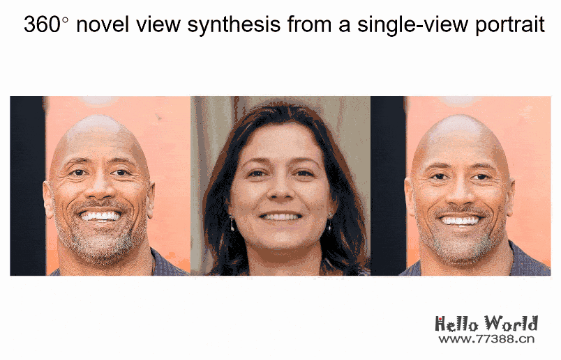 利用AI将一张照片生成360°无死角头像!